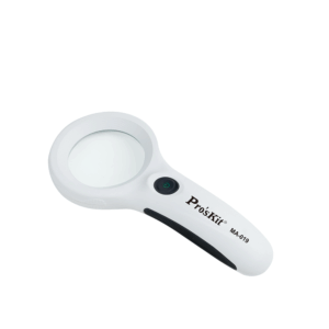 LUPA PROSKIT 3X C/LEDS Y DETECTOR BILLETE MA-019