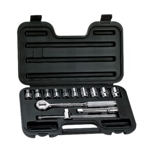 Juego de Dados 12 Puntas Encastre 1/2" 14 Piezas Métrico