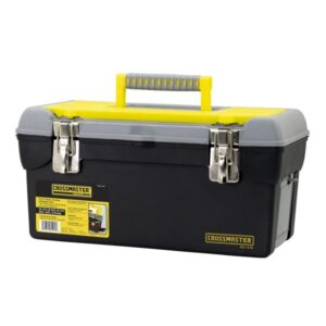 Caja Plástica porta Herramientas con Cierres Metálicos