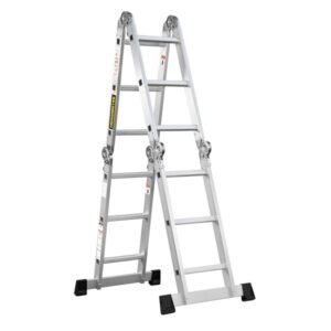 Escalera De Aluminio Plegable 4×3