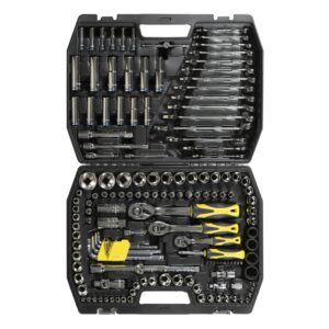 Juego De Bocallaves 150 Piezas – Encastre 1/4″ – 1/2″ – 3/8″ Con Maletín