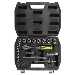 Juego De Bocallaves 23 Piezas Encastre 3/8″ Con Maletín