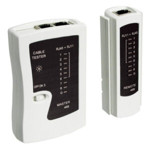 Tester Probador De Redes Para Cable Utp Rj45 Rj11 Red Lan Telefonia