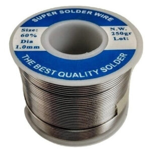 Estaño P Soldar Electronica Zurich 1.0mm Rollo 250g 60 40