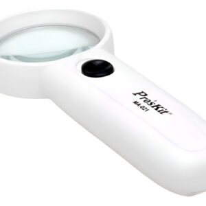 Lupa 3.5x Manual D Mano Lente Vidrio Con Luz Led Proskit
