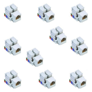 Ficha Conectores Jack Hembra Rj45 Cat 5e Redes Cable Utp X10