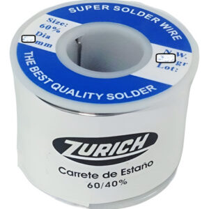 Rollo Estaño Soldar Electronica Zurich 0.5 Mm 250g 60/40